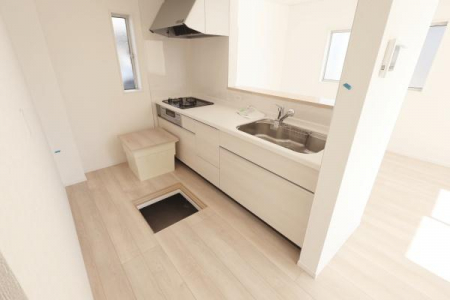 �L�b�`���@�y�@�L�b�`���@/�@Kitchen�@�z
���r���O�����n����I�[�v���L�b�`���ŁA�������̎󂯓n�����X���[�Y�I
��������M��ɂ�����������ɂ����݌v