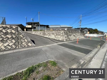 �O�ʓ��H�܂ތ��n�ʐ^�@�y�@���蓹�H�@�z